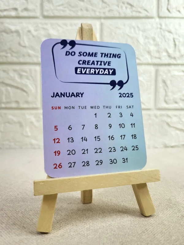 Desk Calendar 2025